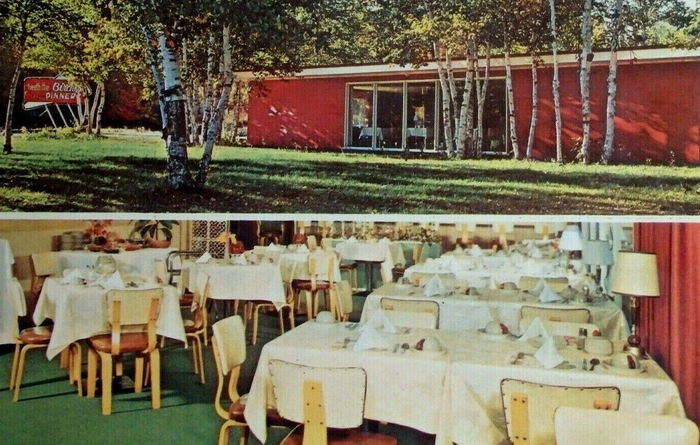 Bière de Mac Brew Works (Neath the Birches) - Vintage Postcard (newer photo)